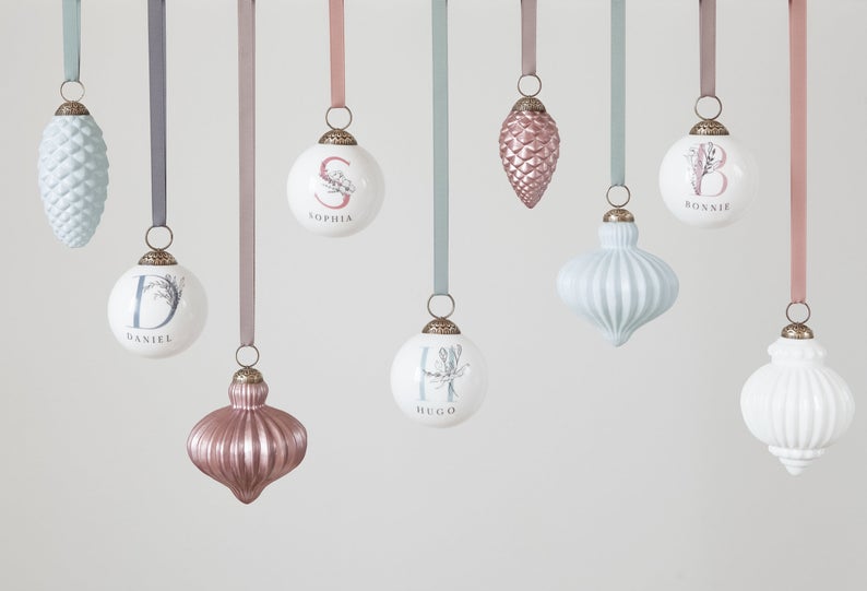 Christmas Bauble monogram